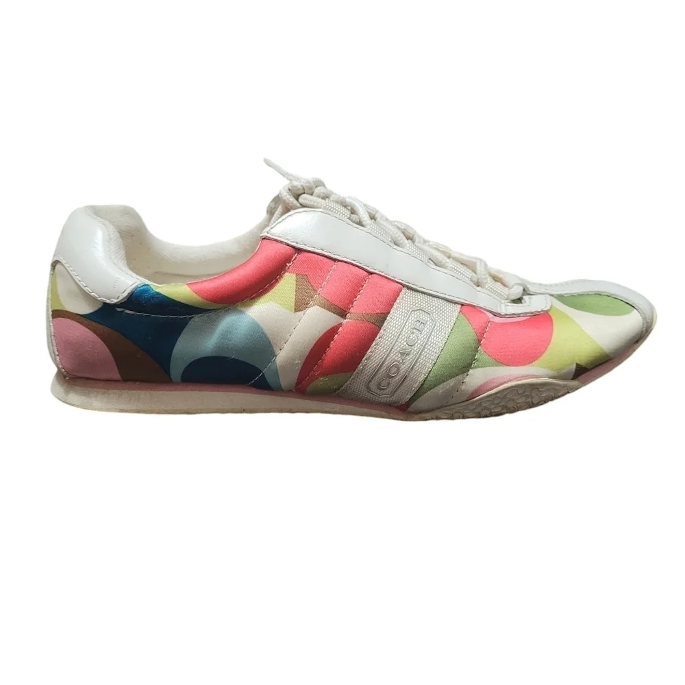 Coach Kirby Colorful Closed Shoes Size 5.5 - Picture 2 of 8